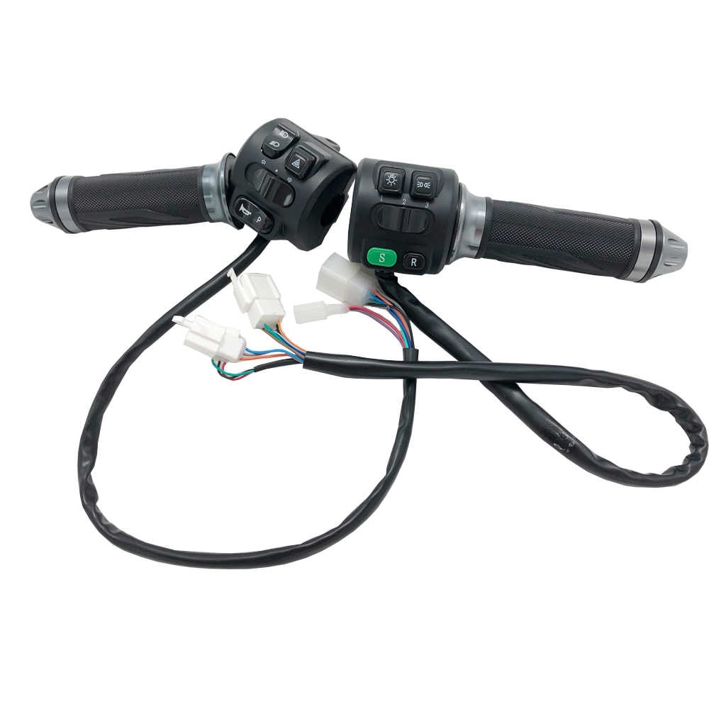 Throttle Hall Sensor Motorbike Throttle Handle with Switches