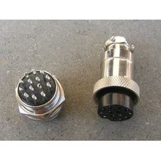 Aviation plug with pin
