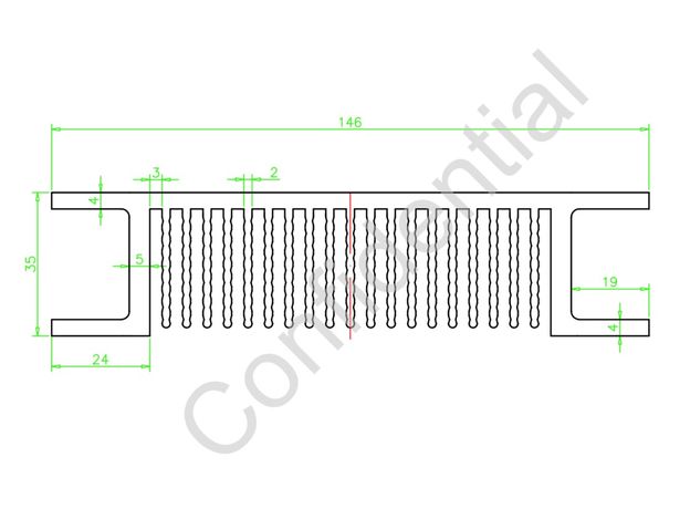 Radiateur en aluminium 272 mm, 2 image Radiateur en aluminium 272 mm, 2 image