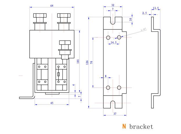 Reversing contactor ZJWT 400A 12V 24V 36V 48V 72V 84V 96V 108V 120V 144V, 4 image